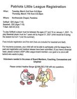 Little League Registration