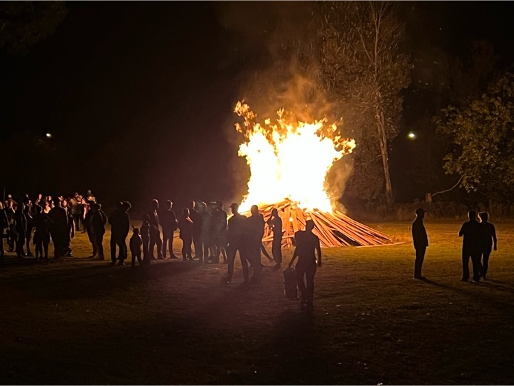 Last nights fire!